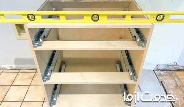 آماده‌سازی محل نصب کابینت ممبران